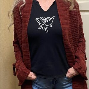 ❄️WINTER SALE❄️ Express Burgundy Cardigan